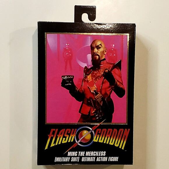 ⚡🎥 NECA Flash Gordon Ming the Merciless Military Suit 7" Figure Sealed MIB C015 - Picture 1 of 3